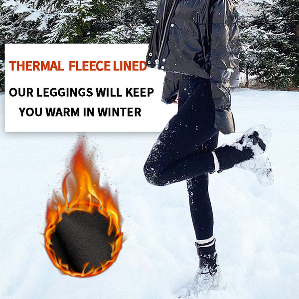 Womens Mid Waist Plush Leggings With Pockets Autumn & Winter (Size Xxl) Women Leggings