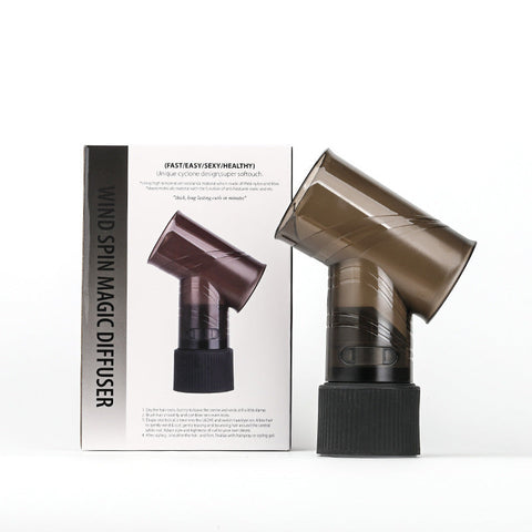 Black Wind Spin Hair Curler Diffuser Universal Dryer Attachment For Effortless Waves And Curls Rollers & Curlers