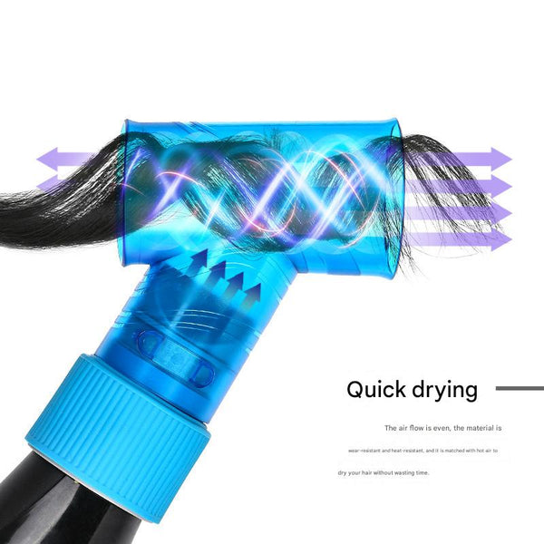 Black Wind Spin Hair Curler Diffuser Universal Dryer Attachment For Effortless Waves And Curls Rollers & Curlers