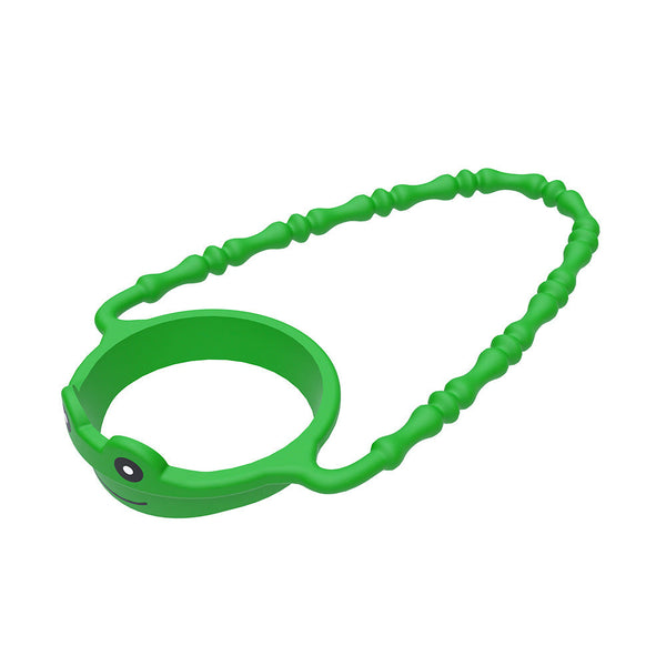2 Pcs Green Frog Adorable Animal Silicone Cup Carrier Portable Reusable Handle For Water Cup(Cup Not Included) Water Bottles & Vacuum Flasks