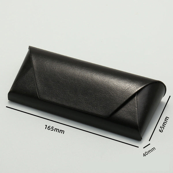 Gold Frame And Black Grey Lenses Modern Retro Geometric Chic Metal With Uv400 Pu Leather Protective Case Sunglasses