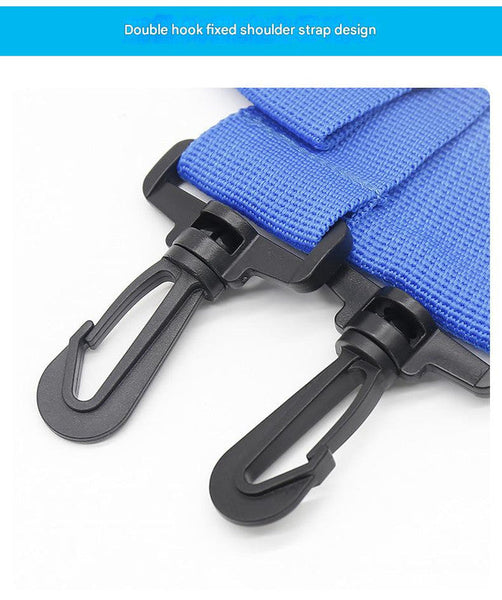 Blue Compact Golf Club Carrier Lightweight Sunday Practice Bag For Driving Range Golf Club Bags