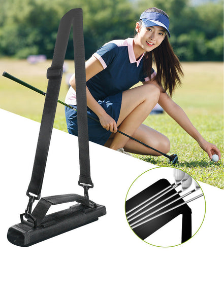 Blue Compact Golf Club Carrier Lightweight Sunday Practice Bag For Driving Range Golf Club Bags