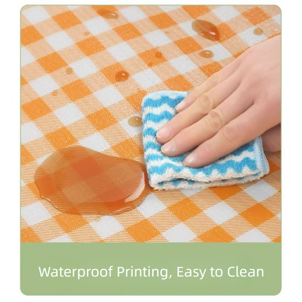Yellow Lightweight Thickened Picnic Mat Waterproof Outdoor Camping Ground Sheet For Hiking Parks And Picnics(1.5*2M) Picnic Rugs