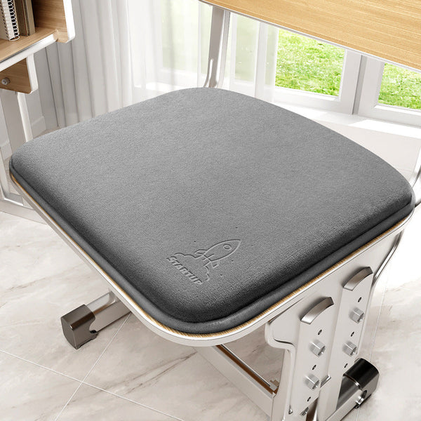 Memory Foam Student Seat Cushion Pressure Relief Non Slip With Adjustable Straps Rocket Gray 36X34cm Seat & Posture Cushions