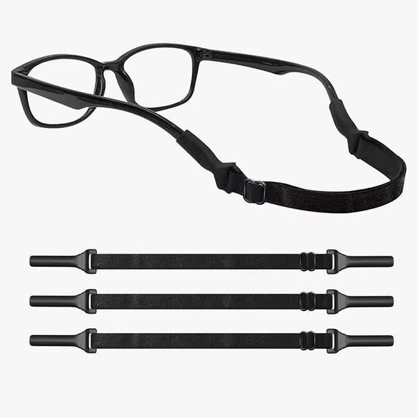 (10 Pack) Anti Slip Eyeglass Straps Secure Sports Eyewear Retainer Cord For Men Women And Kids Black Eyeglass Frames