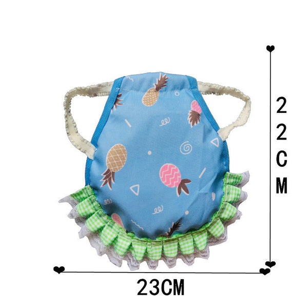 Pink Pineapple 4 Pack Hen Saddle Aprons For Backyard Chickens Feather Protector Poultry Protection From Roosters 22X23cm Small Animal Supplies