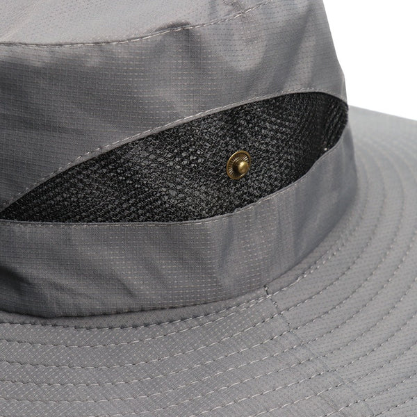 Khaki Outdoor Mosquito Head Net Hat With 40Cm Mesh Shield Wide Brim Sun Protection Bucket For Fishing And Hiking Quick Dry Breathable Cap Hats