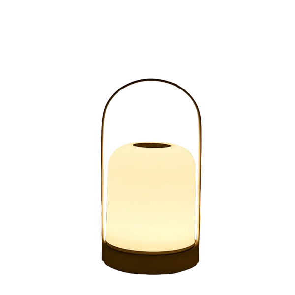 White Led Table Lamp Rechargeable Touch Dimmable Lantern 3 Colour Modes Night Light For Bedroom Camping Outdoor Dining 20Cm Lamps
