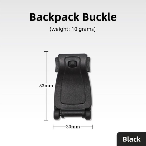 10 Pack Black Molle Clip Tactical Strap Management Tool Ultralight Portable Backpack Buckle For Outdoor Gear Attachment Climbing Holds