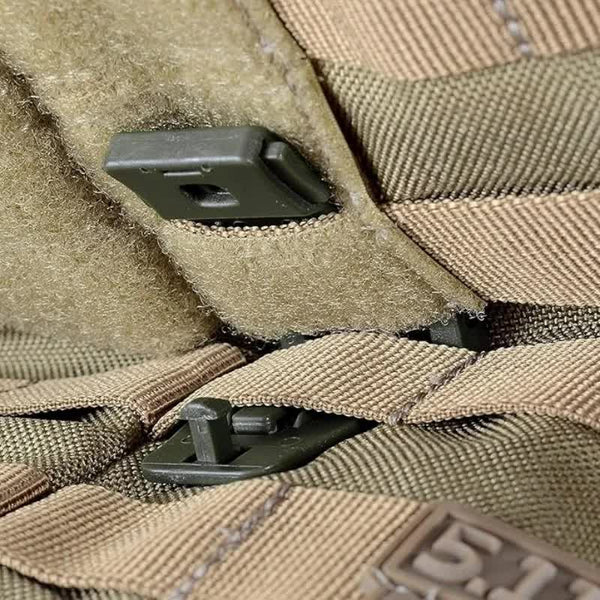 10 Pack Black Molle Clip Tactical Strap Management Tool Ultralight Portable Backpack Buckle For Outdoor Gear Attachment Climbing Holds