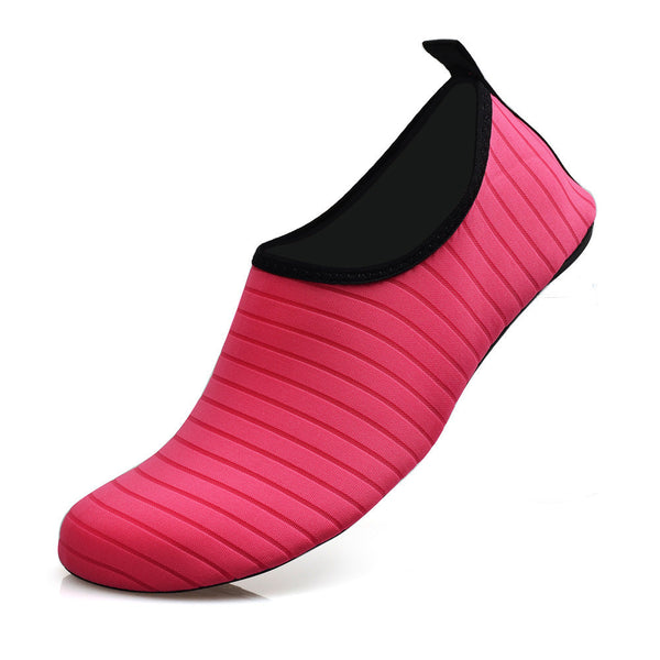 #38/39 Rose Red Quick Dry Aqua Beach For Men And Women Slip On Lightweight Breathable Barefoot Swim Socks Water Shoes