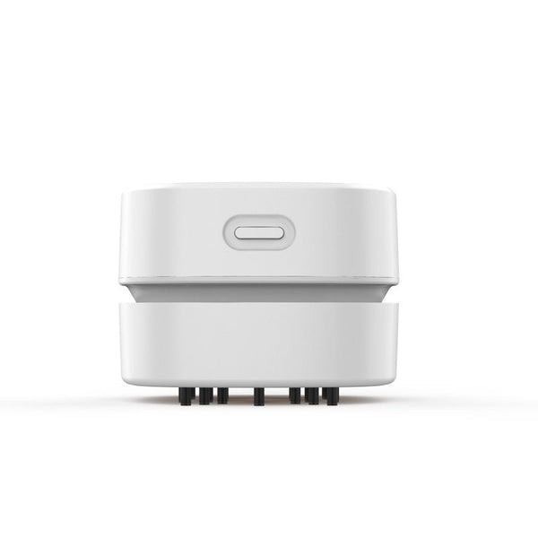 White Handheld Cordless Mini Desktop Vacuum Cleaner Powerful 10Kpa Suction Efficient Dust & Debris Collection For Home Office And Student Use Vacuum C