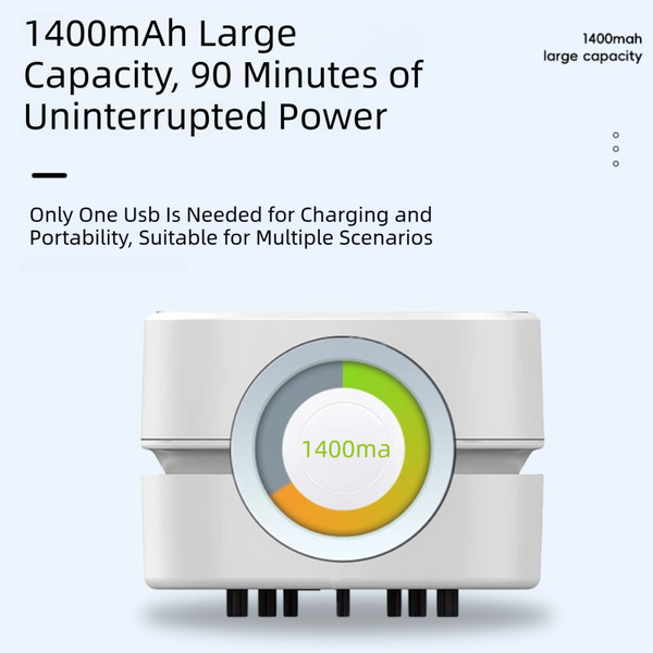 White Handheld Cordless Mini Desktop Vacuum Cleaner Powerful 10Kpa Suction Efficient Dust & Debris Collection For Home Office And Student Use Vacuum C
