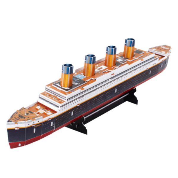 Edition 35Pieces 3D Titanic Ship Model Puzzle Kit Diy Nautical Series Toy For Kids & Adults Educational Building Blocks