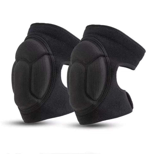 2 Pack Black Thick Eva Foam Knee Pads Anti Slip Breathable Sponge Guards For Gardening Flooring Dance Volleyball & Work Impact Protection(Size L) Gard