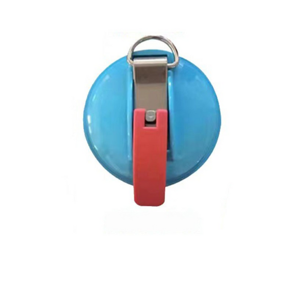 4 Pack Sky Blue Plate + Red Buckle Heavy Duty Suction Cup Anchors With Hooks For Car Side And Camping Tarps Multifunctional Tie Down Points Outdoor Ro