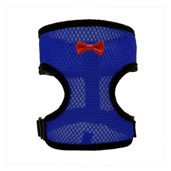 2 Pcs Blue Adjustable Pet Harness With Leash Breathable Mesh Design For Small Dogs Cats Chickens Ducks & More | Anti Escape 360A Support Lightweight C