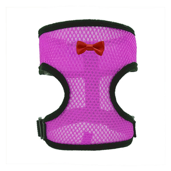 2 Pcs Pink Adjustable Pet Harness With Leash Breathable Mesh Design For Small Dogs Cats Chickens Ducks & More | Anti Escape 360A Support Lightweight C