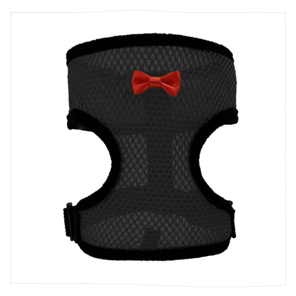 2 Pcs Black Adjustable Pet Harness With Leash Breathable Mesh Design For Small Dogs Cats Chickens Ducks & More | Anti Escape 360A Support Lightweight