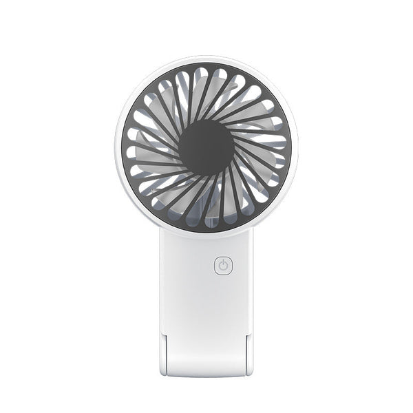 White 2 Pack Mini Portable Handheld Fan Foldable Desktop Personal Usb Rechargeable Pocket With 3 Speeds For Travel Office And Outdoor Portable Fans