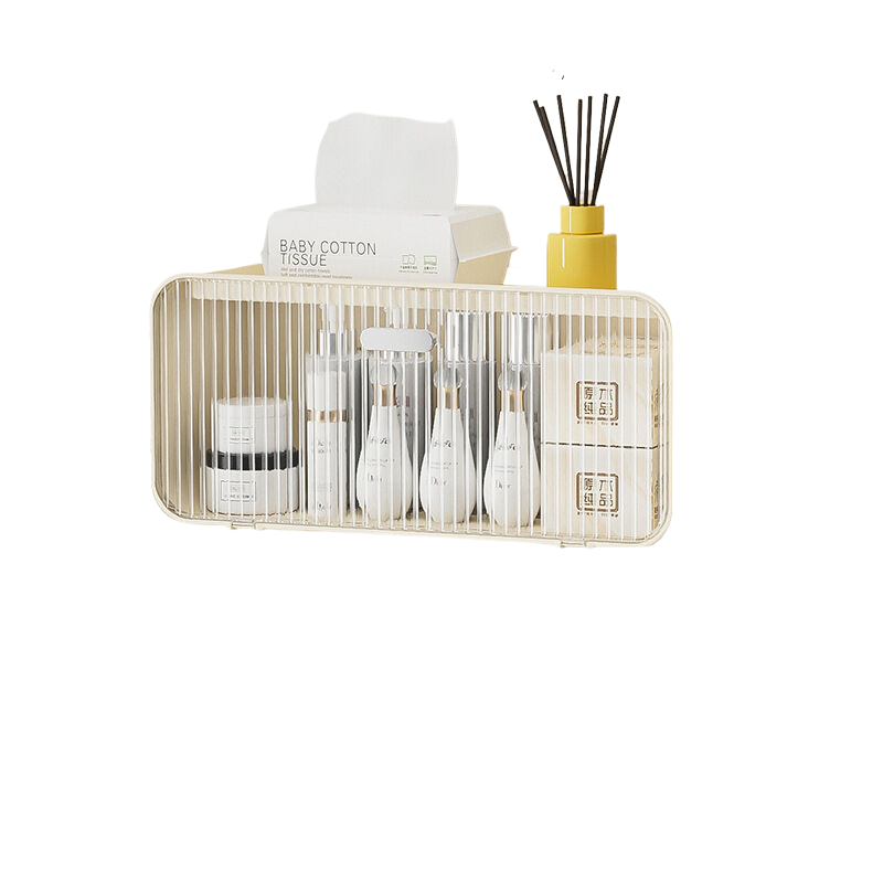 Elosung Toilet Storage Rack (Wall Mounted) + 2 Hands Eeyes (Large Size) Bathroom Baskets & Storage