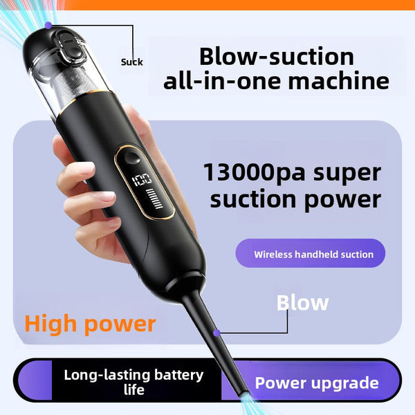 Black 2 In 1 Cordless Handheld Car Vacuum Cleaner And Air Blower Powerful Suction Brushless Motor Portable Duster For Home Auto Vehicle Vacuums