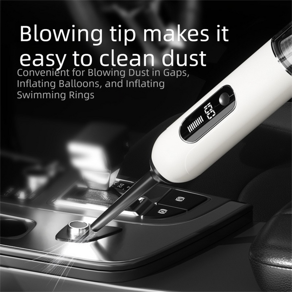 Black 2 In 1 Cordless Handheld Car Vacuum Cleaner And Air Blower Powerful Suction Brushless Motor Portable Duster For Home Auto Vehicle Vacuums