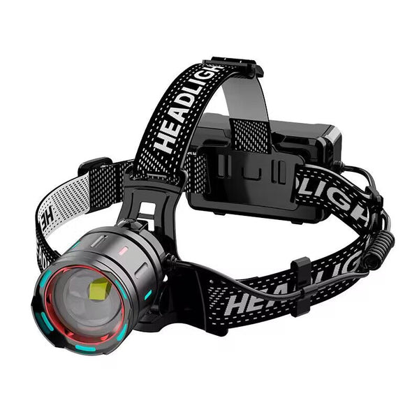 High Power 30W Led Headlamp With White Laser Long Range Zoom Motion Sensor Torch For Night Fishing Camping Adventure Australian Outdoor Use(Free Purch