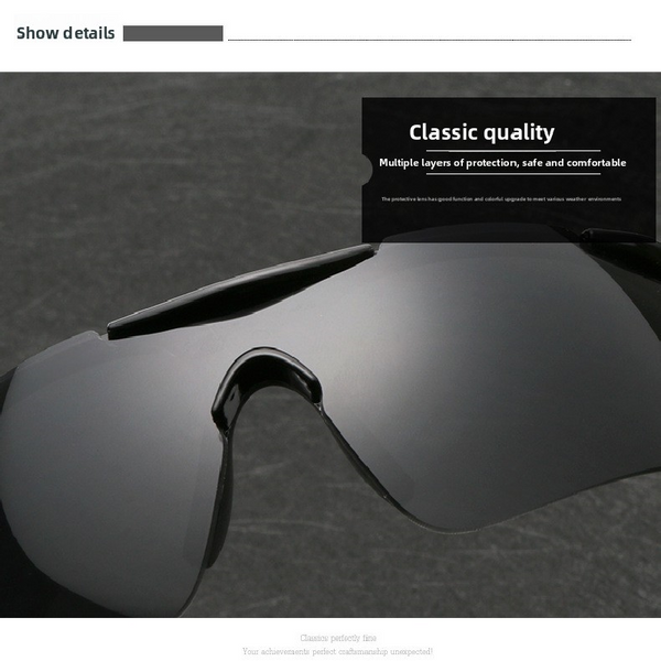 2 Pcs Bright Black Frame With White Mercury Men's Sports Cycling Sunglasses Windproof Pc Frame Wrap Around Design For Riding Fishing Running Reliable