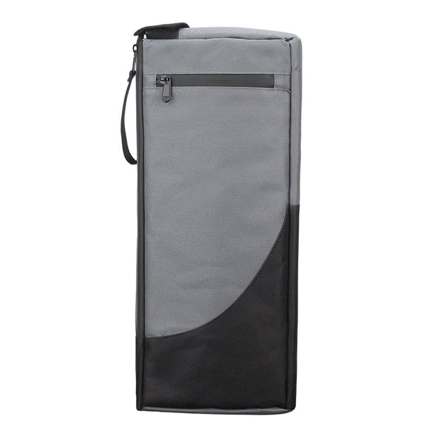 Black And Grey Insulated Golf Cooler Bag Portable Thermal Carrier Holds 6 Cans Or 2 Wine Bottles With Shoulder Strap For Australian Golf Course And Bb
