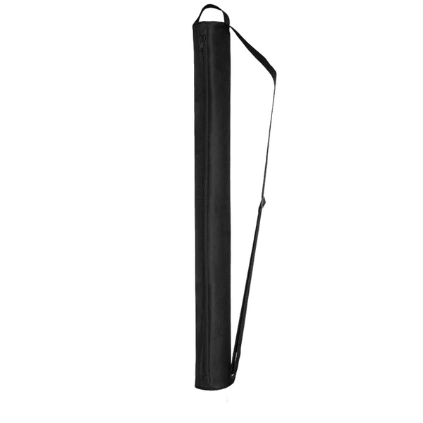Black Insulated Golf Beer Cooler Bag Cylindrical Tube Design With Peva Lining 83Cm Portable Crossbody Shoulder Strap For Australian And Bbqs Ice Chest
