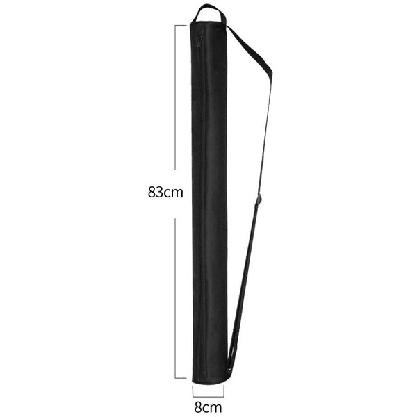 Black Insulated Golf Beer Cooler Bag Cylindrical Tube Design With Peva Lining 83Cm Portable Crossbody Shoulder Strap For Australian And Bbqs Ice Chest
