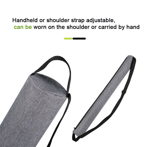 Black Insulated Golf Beer Cooler Bag Cylindrical Tube Design With Peva Lining 83Cm Portable Crossbody Shoulder Strap For Australian And Bbqs Ice Chest
