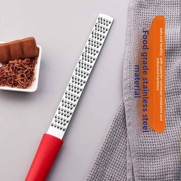 3 Pcs Red Stainless Steel Lemon Zester And Cheese Grater 32Cm Long Multi Functional Kitchen For Citrus Ginger Chocolate Australian Home Cooking Grater