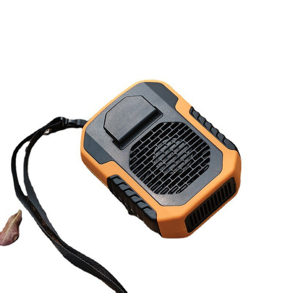 Waist Clip Fan 6000Mah Rechargeable Personal Air Conditioner With Power Bank Function Heavy Duty Wearable Belt For Tradies Camping And Outdoor Work Or