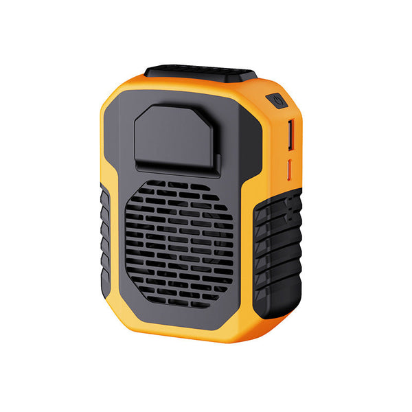 Waist Clip Fan 6000Mah Rechargeable Personal Air Conditioner With Power Bank Function Heavy Duty Wearable Belt For Tradies Camping And Outdoor Work Gr