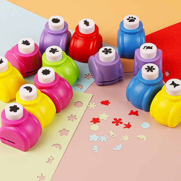 10 Pack Mini Paper Craft Punch Set Diy Scrapbooking Hole Puncher Shapes For Kids Art & Card Making Scissors & Paper Trimmers
