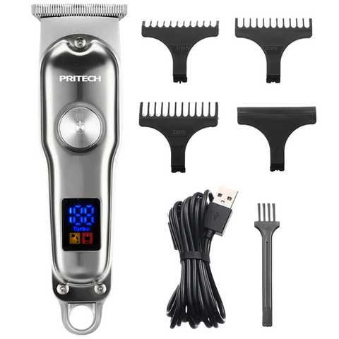 Elosung Pr 2749Rechargeable Electric Trimmer With Led Screen Clippers & Trimmers