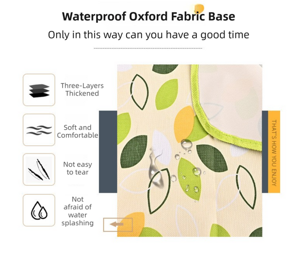 Yellow Plaid Foldable Waterproof & Moisture Proof Picnic Blanket 150X100cm 600D Three Layer Composite Oxford Extra Large Mat For Beach & Camping Picni