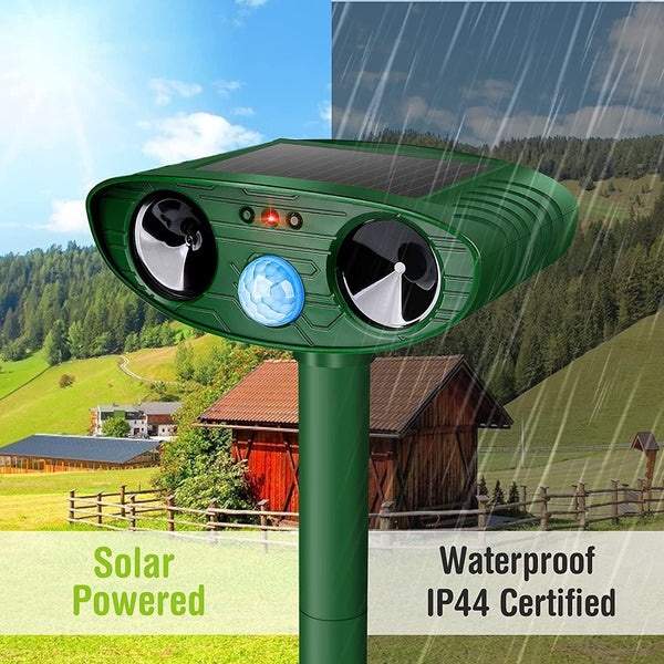 Solar Underground Snake Repeller Vibration & Sonic Pulse Deterrent For Varmints And Reptiles Repellents & Deterrents