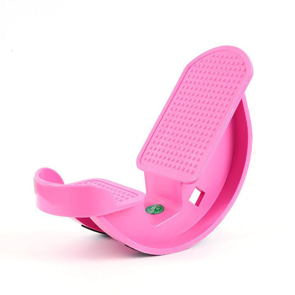 1 Pair Pink Reinforced Calf Stretcher Slant Board Professional Non Slip Achilles Tendon & Hamstring For Physical Therapy Yoga Fitness Yoga & Pilates A