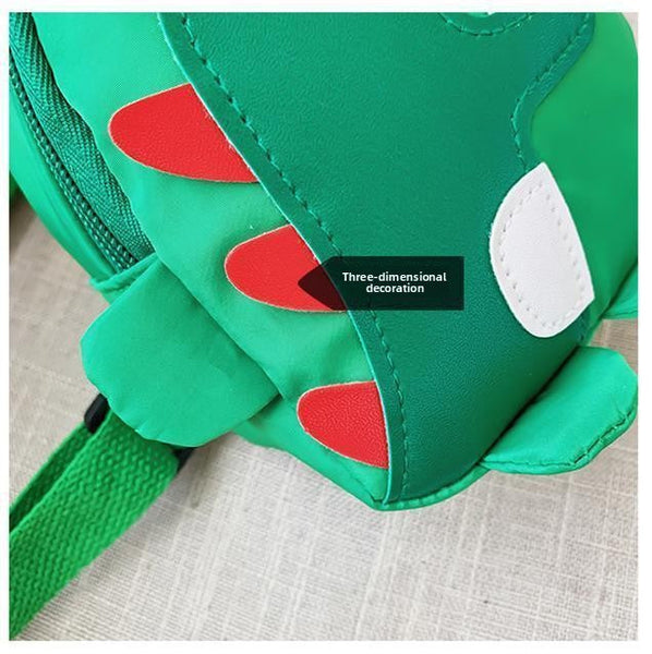 Yellow Kids Cartoon Dinosaur Chest Bag Cute Lightweight Nylon Crossbody Shoulder Pack For Toddlers Outings And Travel New Arrival Gift Backpacks & Bag