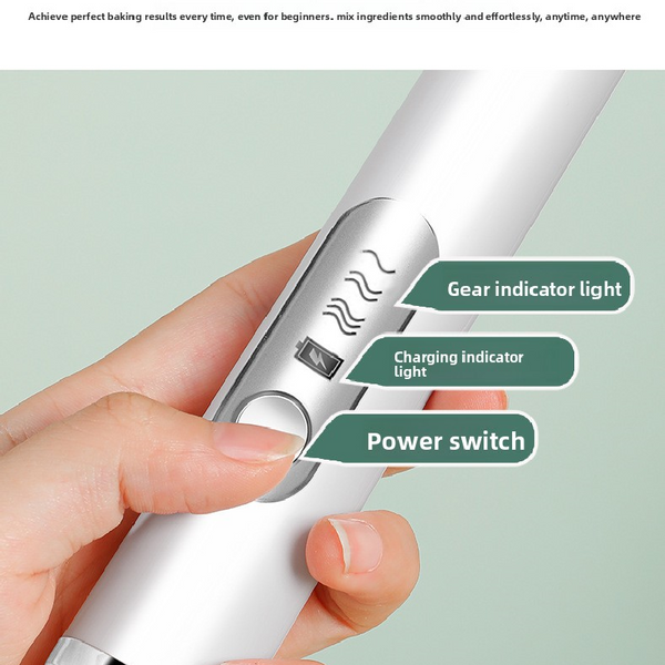 White Rechargeable Handheld Milk Frother And Electric Whisk Set 3 Speeds With 2 Stainless Steel Heads Storage Stand Australian Home Barista Kit Milk F
