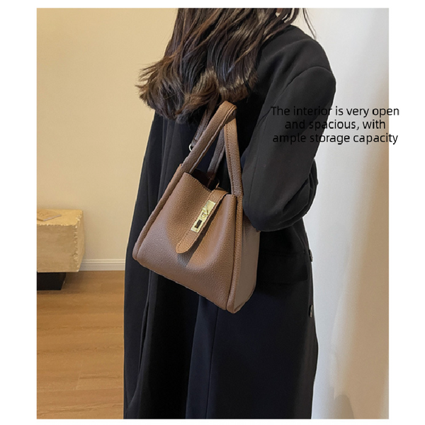 Yellow Retro 2 Piece Women's Bucket Bag Set With Removable Inner Pouch Pu Leather Crossbody Handbag And Fashionable Tote For Australian Everyday Use W