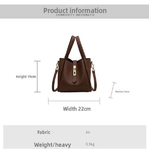 Yellow Retro 2 Piece Women's Bucket Bag Set With Removable Inner Pouch Pu Leather Crossbody Handbag And Fashionable Tote For Australian Everyday Use W