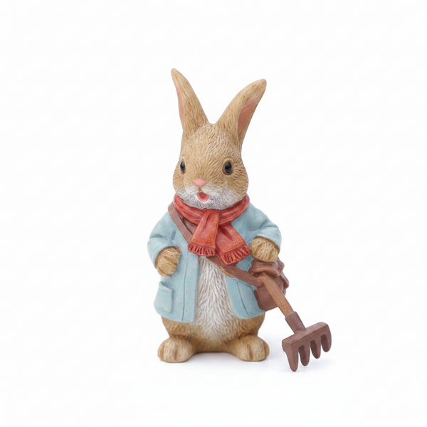 Garden Style Backpack Bunny Succulent Planter Decoration A Cute Rabbit Animal Figurine Resin Craft For Balcony And Pot Backpacks & Bags