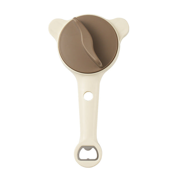 4 In 1 Jar Opener Multi Functional Bottle Lid Remover Labor Saving Kitchen Tool Khaki Can Openers