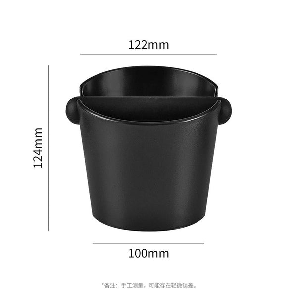 Compact Espresso Knock Box Angled Coffee Grounds Waste Bin With Anti Slip Base And Rubber Bar For Home Baristas Other Coffee Tea & Espresso Makers