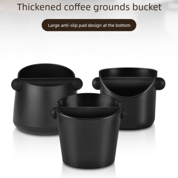 Compact Espresso Knock Box Angled Coffee Grounds Waste Bin With Anti Slip Base And Rubber Bar For Home Baristas Other Coffee Tea & Espresso Makers